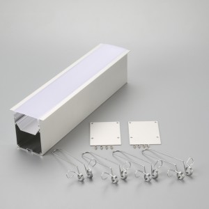 Високо прецизен алуминиев U-образен линеен LED лентов профил